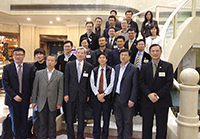 2014研究生課程說明會:東北師大馮江副校長（前排右二）與中大代表團會晤